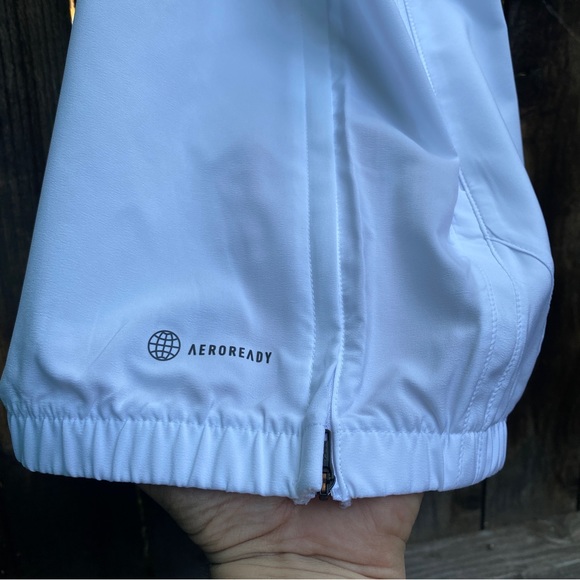 Adidas Mens Golf Windbreaker Short Sleeve Pullover Jacket Stadium Quarter Zip - Picture 13 of 16